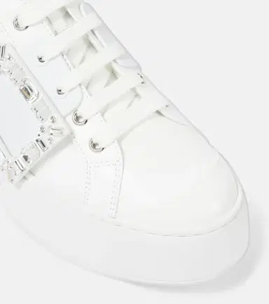 Roger Vivier Viv' Skate leather sneakers | Thumbnail 6 Roger Vivier Viv' Skate leather sneakers | Thumbnail 6