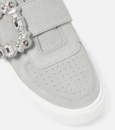 Roger Vivier Very Vivier embellished suede sneakers | Thumbnail 2