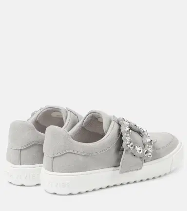 Roger Vivier Very Vivier embellished suede sneakers | Thumbnail 3