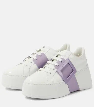 Roger Vivier Viv' Skate leather platform sneakers | Thumbnail 2 Roger Vivier Viv' Skate leather platform sneakers | Thumbnail 2