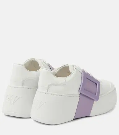 Roger Vivier Viv' Skate leather platform sneakers | Thumbnail 3 Roger Vivier Viv' Skate leather platform sneakers | Thumbnail 3