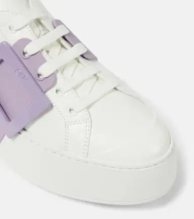 Roger Vivier Viv' Skate leather platform sneakers | Thumbnail 4 Roger Vivier Viv' Skate leather platform sneakers | Thumbnail 4