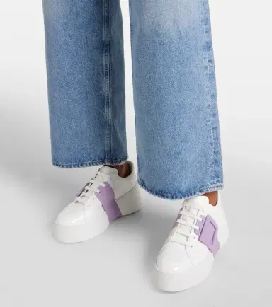 Roger Vivier Viv' Skate leather platform sneakers | Thumbnail 5 Roger Vivier Viv' Skate leather platform sneakers | Thumbnail 5