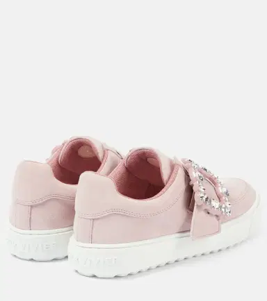 Roger Vivier Very Vivier embellished leather sneakers | Thumbnail 4
