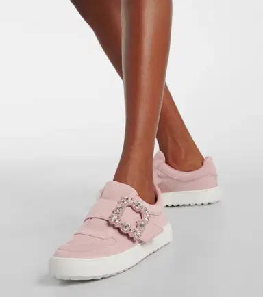 Roger Vivier Very Vivier embellished leather sneakers | Thumbnail 5