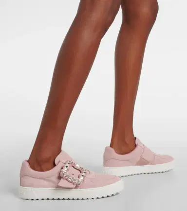 Roger Vivier Very Vivier embellished leather sneakers | Thumbnail 7