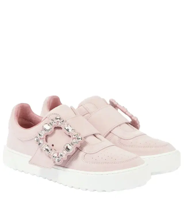 Roger Vivier Very Vivier embellished leather sneakers