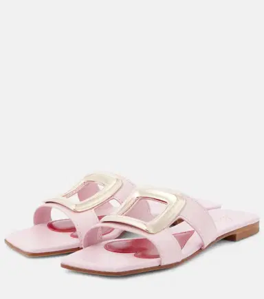 Roger Vivier Viv' By The Sea leather sandals | Thumbnail 3