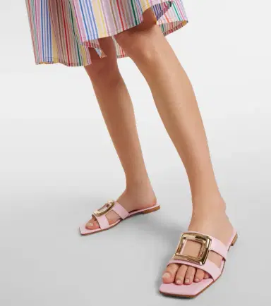 Roger Vivier Viv' By The Sea leather sandals | Thumbnail 5