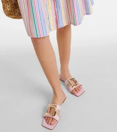 Roger Vivier Viv' By The Sea leather sandals | Thumbnail 7