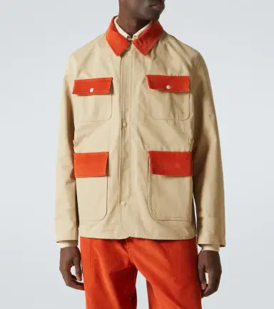 BODE Corduroy-trimmed cotton twill field jacket | Thumbnail 2 BODE Corduroy-trimmed cotton twill field jacket | Thumbnail 2