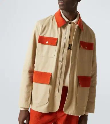 BODE Corduroy-trimmed cotton twill field jacket | Thumbnail 6 BODE Corduroy-trimmed cotton twill field jacket | Thumbnail 6