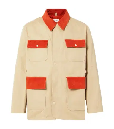 BODE Corduroy-trimmed cotton twill field jacket | Thumbnail 1 BODE Corduroy-trimmed cotton twill field jacket | Thumbnail 1