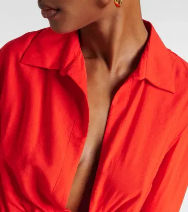 Jacquemus La Chemise Bahia gathered shirt | Thumbnail 3