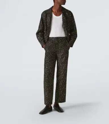 BODE Glitter faille straight pants | Thumbnail 3 BODE Glitter faille straight pants | Thumbnail 3