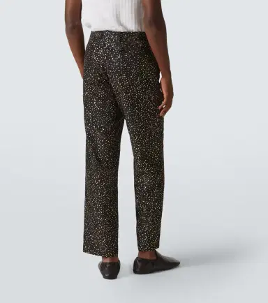 BODE Glitter faille straight pants | Thumbnail 6 BODE Glitter faille straight pants | Thumbnail 6