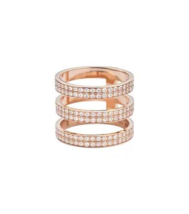 Repossi Berbere 18kt rose gold ring with diamonds | Thumbnail 1 Repossi Berbere 18kt rose gold ring with diamonds | Thumbnail 1