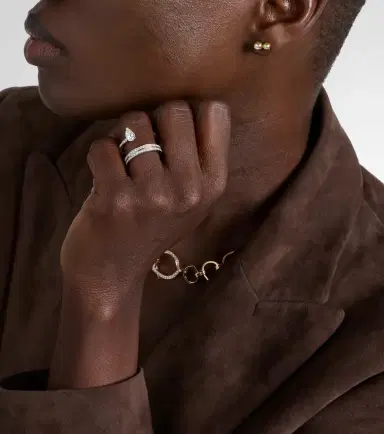 Repossi Serti Sur Vide 18kt white gold ring with diamonds | Thumbnail 4