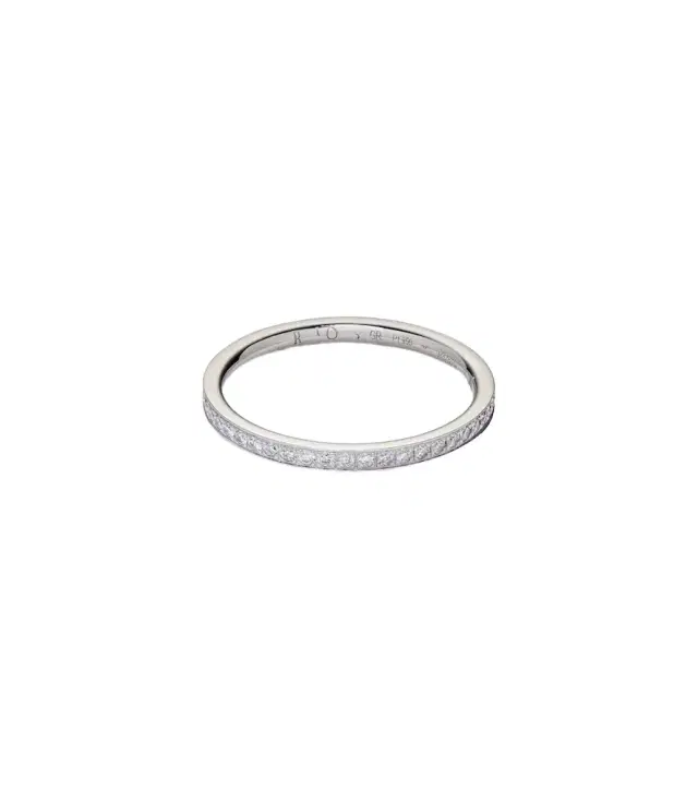 Berbere platinum ring with diamonds