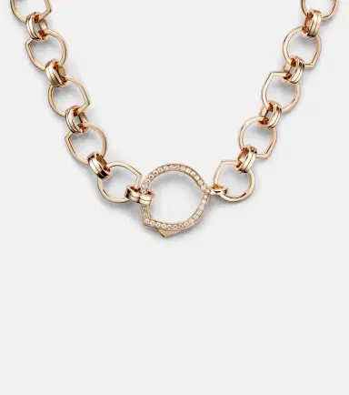Repossi Antifer 18kt rose gold necklace with diamonds | Thumbnail 2 Repossi Antifer 18kt rose gold necklace with diamonds | Thumbnail 2