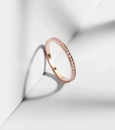 Repossi Bridal 18kt rose gold ring with diamonds | Thumbnail 5