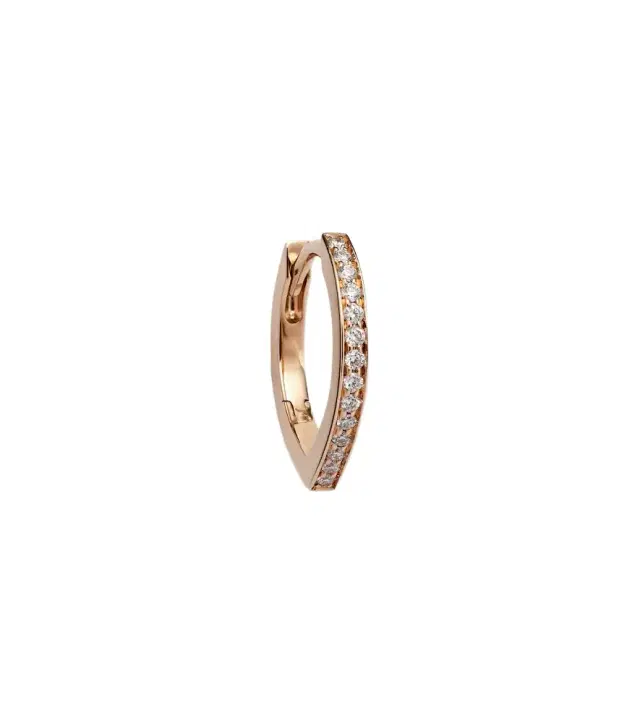 Repossi Antifer 18kt rose gold single earring with diamonds