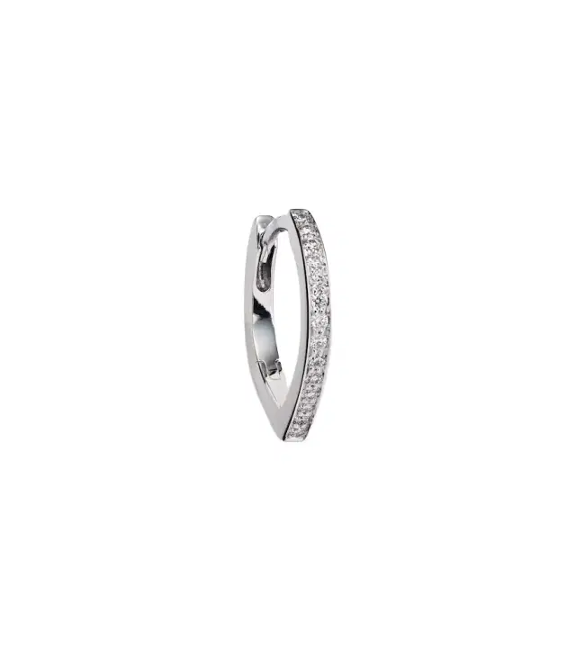 Repossi Antifer 18kt white gold earring with diamonds
