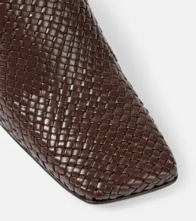 Souliers Martinez Jacinta woven leather mules | Thumbnail 2