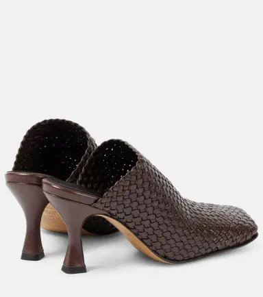 Souliers Martinez Jacinta woven leather mules | Thumbnail 3