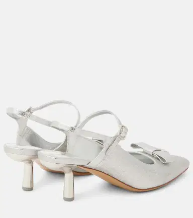 Ferragamo Ophelia 55 leather slingback pumps | Thumbnail 3 Ferragamo Ophelia 55 leather slingback pumps | Thumbnail 3
