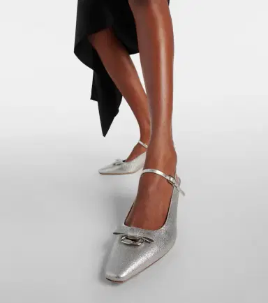 Ferragamo Ophelia 55 leather slingback pumps | Thumbnail 6 Ferragamo Ophelia 55 leather slingback pumps | Thumbnail 6