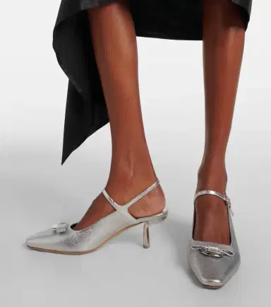 Ferragamo Ophelia 55 leather slingback pumps | Thumbnail 7 Ferragamo Ophelia 55 leather slingback pumps | Thumbnail 7