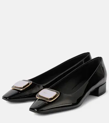 Ferragamo Venera patent leather ballet flats | Thumbnail 4