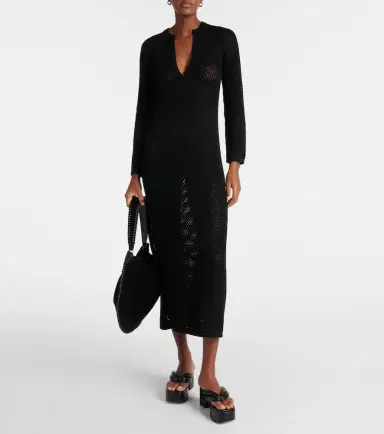 Nili Lotan Zera open-knit cotton maxi dress | Thumbnail 2