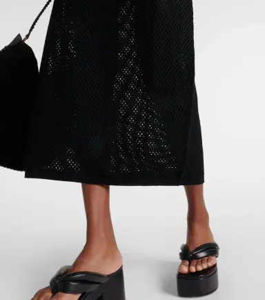 Nili Lotan Zera open-knit cotton maxi dress | Thumbnail 3