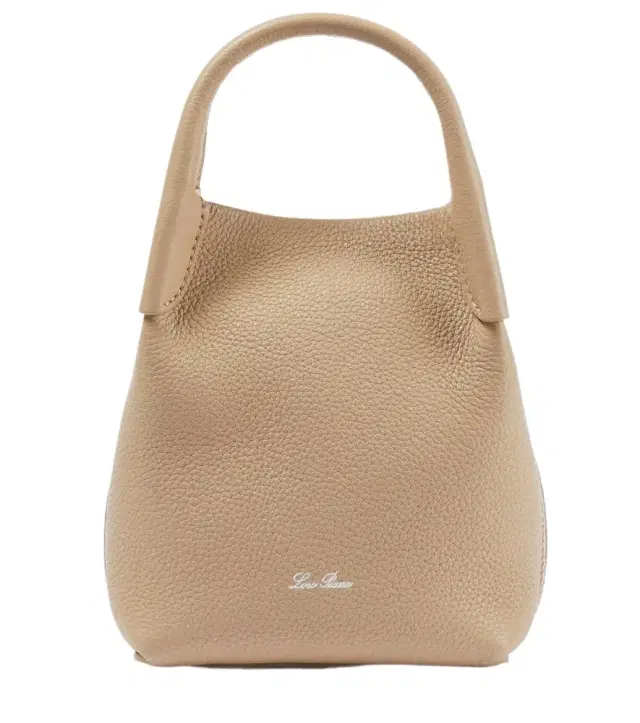 Loro Piana Bale Micro leather tote bag