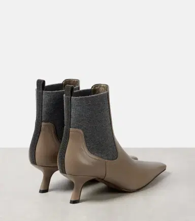 Brunello Cucinelli Leather ankle boots | Thumbnail 4