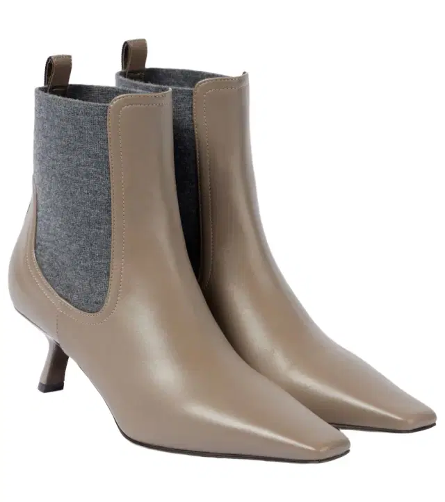 Brunello Cucinelli Leather ankle boots