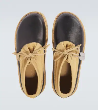 Marni Leather and suede desert boots | Thumbnail 3