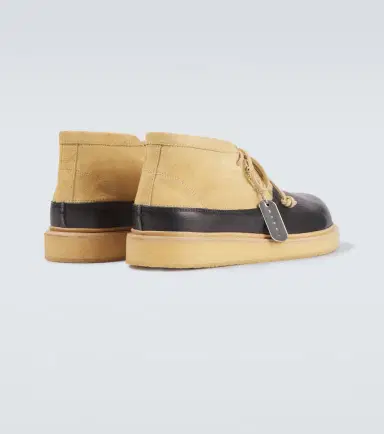 Marni Leather and suede desert boots | Thumbnail 5