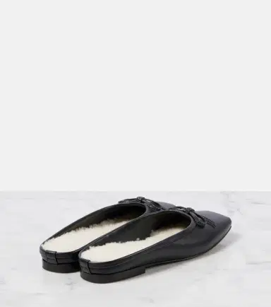 Brunello Cucinelli Monili shearling-lined leather mules | Thumbnail 4