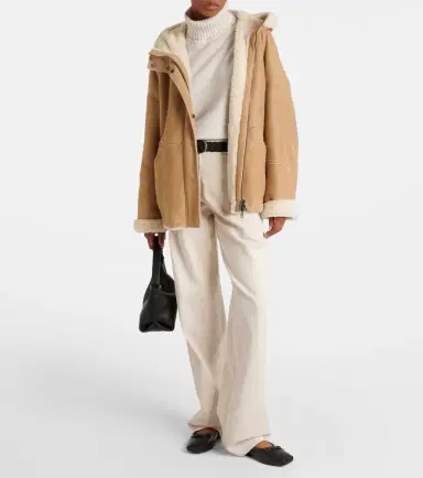 Brunello Cucinelli Monili shearling-lined leather mules | Thumbnail 5