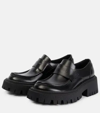 Balenciaga Tractor leather loafers | Thumbnail 2