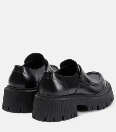 Balenciaga Tractor leather loafers | Thumbnail 3