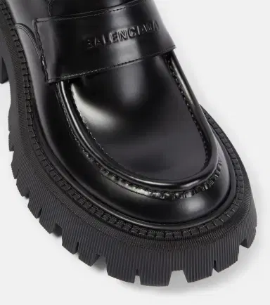 Balenciaga Tractor leather loafers | Thumbnail 4