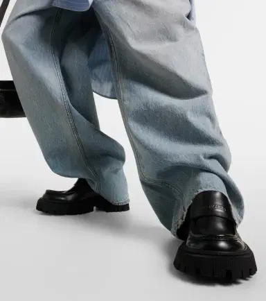 Balenciaga Tractor leather loafers | Thumbnail 6
