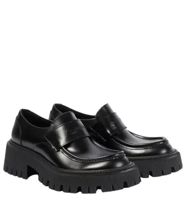 Balenciaga Tractor leather loafers | Thumbnail 1