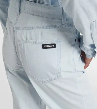 Miu Miu Low-rise straight jeans | Thumbnail 2