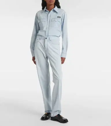 Miu Miu Low-rise straight jeans | Thumbnail 6