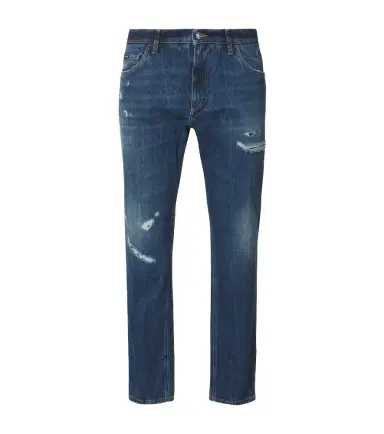 Dolce & Gabbana Distressed straight jeans | Thumbnail 1 Dolce & Gabbana Distressed straight jeans | Thumbnail 1
